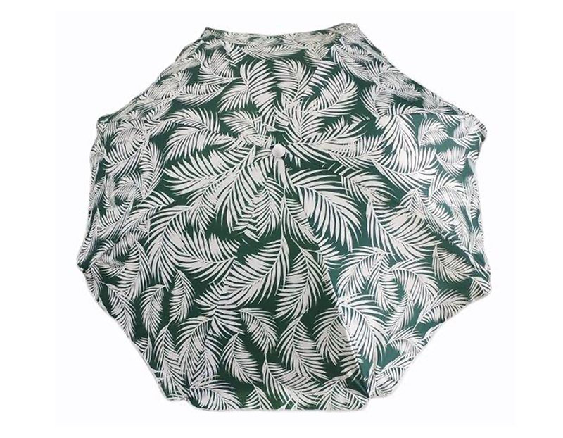 beach-umbrella-green-palm-print