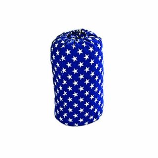 Kids bedroom accessory sleeping bed in bag blue with stars