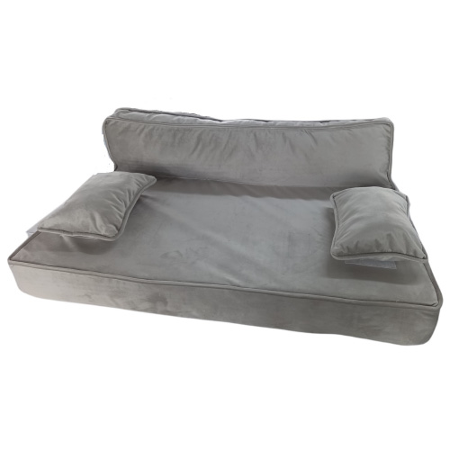 couch style pet bed velour