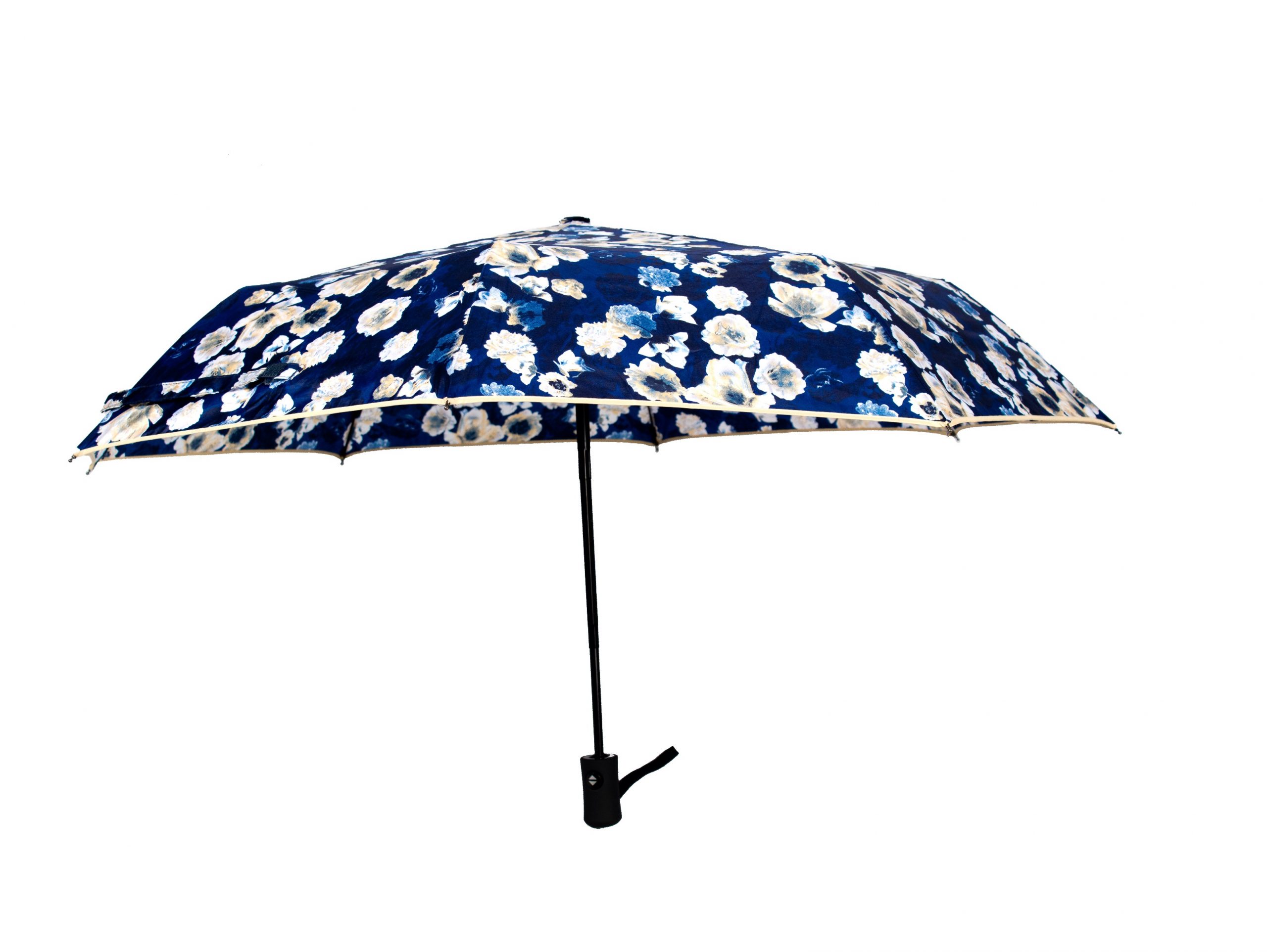 floral-blue-rain-umbrella