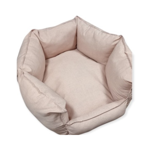 pet accessories cat or dog bed in soft dusty pink