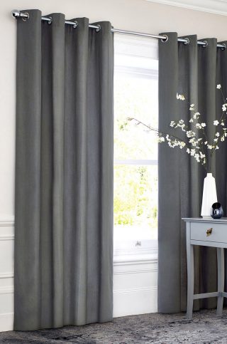 curtaining - ready made curtain drops with eyelets